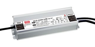 MEAN WELL HLG-320H-48B Driver LED, 321.6 W, 48 V, 6.7 A, Corriente Constante, Voltaje Constante, 90 V