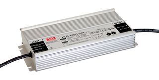 MEAN WELL HLG-600H-24A LED Driver, 600 W, 24 V, 25 A, Constant Current, Constant Voltage, 90 V