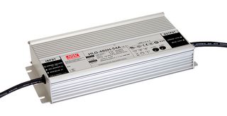 MEAN WELL HLG-600H-24B LED Driver, 600 W, 24 V, 25 A, Constant Current, Constant Voltage, 90 V