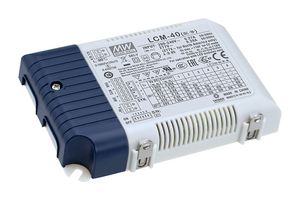 MEAN WELL LCM-40 LED Driver, 42 W, 40 V, 1.05 A, Constant Current, 180 V