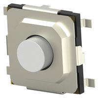 ALCOSWITCH - TE CONNECTIVITY MSLPT5252CG4WTR Tactile Switch, MSLPT Series, Top Actuated, Surface Mount, Round Button, 260 gf, 50mA at 12VDC