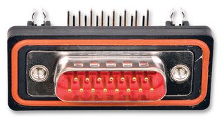 MOLEX / FCT 172704-0051 Conector D Sub, Estándar, Macho, Serie 172704, 15 Contactos, DA, Agujero Pasante