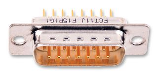 MOLEX / FCT 172704-0062 Conector D Sub, 15 Contactos, Macho, Soldable, DA, Serie HPD 173109, Acero