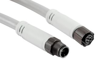 AMPHENOL SINE/TUCHEL AM-N05PS-M9 Cable de Sensor, IP67, M12 Macho, M12 Hembra, 5 Contactos, 9 m, 29.5 ft, AT Series
