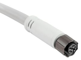 AMPHENOL SINE/TUCHEL AM-N05S-M20 Sensor Cable, IP67, M12 Receptacle, Free End, 5 Positions, 20 m, 65.6 ft, AT Series