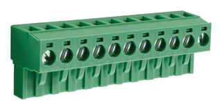 CAMDENBOSS CTBP9208/11 Terminal de Bloque Enchufable, 5.08 mm, 11 Posiciones, 28 AWG, 14 AWG, 1.5 mm², Pinza