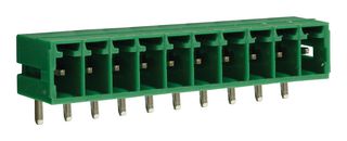 CAMDENBOSS CTBP93HD/10 Terminal Block, Closed Ended, Header, 3.5 mm, 10 Positions, Through Hole Right Angle