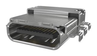 AMPHENOL COMMUNICATIONS SOLUTIONS 12402072E512A Conector USB, Montaje Sumidero, USB Tipo C, USB 4.0, Receptáculo eléctrico, 24 Posiciones