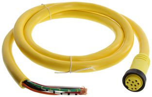 MOLEX 130008-0325 Sensor Cable, 9Pos, Mini-Change Receptacle, Free End, 9 Positions, 1.83 m, 6 ft