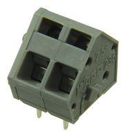 WAGO 236-402 Bloque de Terminal de Cable-A-Tarjeta, 5.08 mm, 2 Posiciones, 28 AWG, 12 AWG, 2.5 mm², Pinza