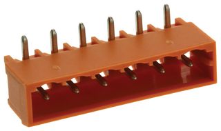 WAGO 231-536/001-000 Bloque de Terminales, Cabezal, 5.08 mm, 6 Posiciones, 12 A, 320 V, Taladro Pasante Ángulo Recto