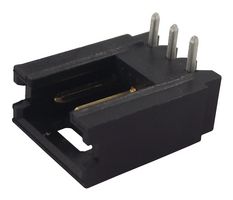 TE CONNECTIVITY - AMP 5-103361-1 Cabezal de Pin, Cable-a-Tarjeta, 2.54 mm, 1 Líneas, 3 Contactos, THT (Through Hole) Ángulo Recto
