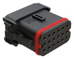 AMPHENOL SINE/TUCHEL AT16-18SC-K004 Carcasa de Conector Automotriz, AT Series, Macho, 18 Posiciones