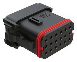AMPHENOL SINE/TUCHEL AT16-18SD-K004 Carcasa de Conector Automotriz, AT Series, Macho, 18 Posiciones