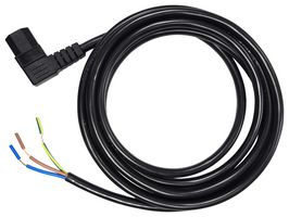 MULTICOMP PRO MC-196-DC Cable de Alimentación, IEC 320 C13 a Extremo Libre, 3 m, 13 A, 125 V, Negro