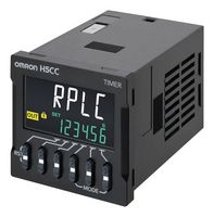 OMRON INDUSTRIAL AUTOMATION H5CC-A11 Digital Timer, Multifunction, 0.001 s to 999999 h, 10 Ranges, 6 Digit, 5A, 240VAC, H5CC Series