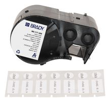 BRADY M5-117-499 Label, Thermal Transfer Printable, 12.7 mm, 22.86 mm, 11.18 mm, Nylon Cloth, Black on White