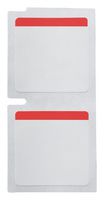 BRADY M5-49-494-RD Label, Thermal Transfer Printable, 25.4 mm, 25.4 mm, Polyester