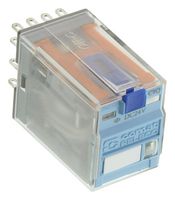 RELECO C9-A41FX24D Power Relay, 4PDT, 24 VDC, 5 A, C9 Series, Socket