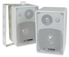 MCM CUSTOM AUDIO 50-10546 3 Way White 4 Inch Indoor Outdoor Speake