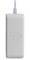 RASPBERRY-PI T6713DV Power Supply, Raspberry Pi, US, 1.5 m Micro USB B 5 Pin Cable, 90 to 264 VAC Input, 5.2 VDC, White