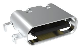 AMPHENOL COMMUNICATIONS SOLUTIONS GSB1C4621DSHR Conector USB, Montaje Medio, 1Fila, USB Tipo C, USB 2.0, Receptáculo eléctrico, 16 Posiciones