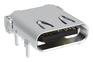 AMPHENOL COMMUNICATIONS SOLUTIONS GSB3CA11310DSHR USB Connector, Top Mount, USB Type C, USB 3.2, Receptacle, 24 Positions