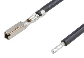 MOLEX 224566-2122 Cable Assembly, MX64 Pre-Crimp Terminal Socket to Free End, 5.9 ", 150 mm, MX64 224566 Series