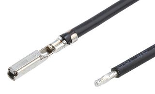 MOLEX 224565-2114 Cable Assembly, MX64 Pre-Crimp Terminal Socket to Free End, 11.8 ", 300 mm, MX64 224565 Series
