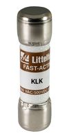 LITTELFUSE 0KLK020.T Fuse, Industrial / Power, KLK Series, 20 A, 600 V, 500 V, 10mm x 38mm, 13/32" x 1-1/2"