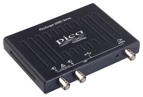 PICOSCOPE 2206B - Osciloscopio USB PC, Disparo Digital, Serie PicoScope 2000, 2 Canales, 50 MHz, 500 MSPS, 32 Mpts