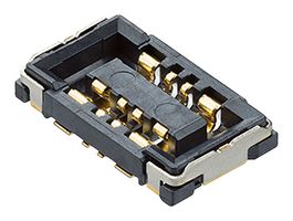 MOLEX 505004-0812 Mezzanine Connector, Receptacle, 0.4 mm, 2 Rows, 8 Contacts, PCB Mount, Copper Alloy