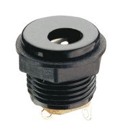 LUMBERG NEB/J 21 C DC Power Connector, Jack, 500 mA, 2 mm, Chassis Mount, Solder