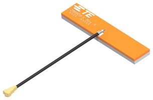 TE CONNECTIVITY 2118909-8 Antenna, Embedded, PCB, 5.925 GHz - 7.125GHz, 2.4dBi, Linear, Adhesive, 64.15mm Cable, MHF Connector
