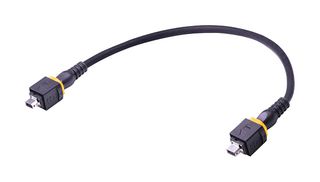 HARTING 33483434806050 Cable Ethernet, Cat6a, Tipo A IX Macho a Tipo A IX Macho, Negro, 5 m, 16.4 ft