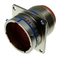 AMPHENOL AEROSPACE MS3470L18-32P Circular Connector, MIL-DTL-26482 Series II, MS3470 Series, Wall Mount Receptacle, 32 Contacts