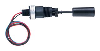 DWYER L8 Interruptor de Nivel de Líquido, PPS, SPDT, 150 PSI, 1/2" MNPT Conduit, 1" MNPT, Cable 18"AWG, 100°C