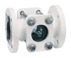 DWYER SFI-350SS-3/8 Sight Flow Indicator, Double Window, 125 psi, 3/8", 316 Stainless Steel, SFI-300 Series