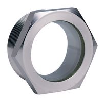 DWYER SFI-550-2 Pneumatic Fitting, Sight Window, 2" MNPT, 125 psi, 47.63 mm, Steel, 550 Series