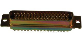 ITT CANNON DDMM50P D Sub Connector, 50 Contacts, Plug, Solder, DD, DDMM Series, Metal Body