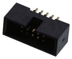 AMPHENOL COMMUNICATIONS SOLUTIONS 20021511-00010T1LF Cabezal de Pin, Cable-a-Tarjeta, 1.27 mm, 2 Líneas, 10 Contactos, Recto Agujero Pasante