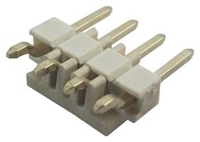 GCT BG301-04-A-0540-L-B Pin Header, Board-to-Board, 2.54 mm, 1 Rows, 4 Contacts, Surface Mount Right Angle