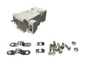 AMPHENOL COMMUNICATIONS SOLUTIONS 8630CH09UNCLF Carcasa Trasera D Sub, DE, 180°, Termoplástico