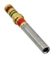 AMPHENOL AEROSPACE LMD-4120-96LD Rectangular Power Contact, LMD Series, Gold Plated Contacts, Copper Alloy, Socket, Crimp, 24 AWG
