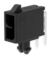 MOLEX 212528-0200 Cabezal de Pin, Cable-a-Tarjeta, 3 mm, 2 Líneas, 2 Contactos, THT (Through Hole) Ángulo Recto