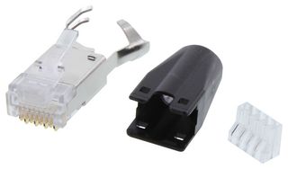 STEWART CONNECTOR SS-39200-063 Conector Modular, RJ45 Plug, 1 x 1 (Puerto), 8P8C, Cat6a, Montaje de cable