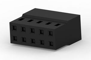 TE CONNECTIVITY 1-2316108-0 Carcasa de Conector, AMPMODU Series, Receptáculo eléctrico, 10 Posiciones, 2 mm