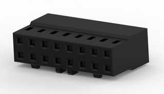 TE CONNECTIVITY 1-2316109-6 Carcasa de Conector, AMPMODU Series, Receptáculo eléctrico, 16 Posiciones, 2 mm