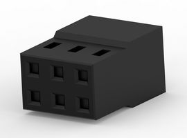 TE CONNECTIVITY 2316108-6 Connector Housing, AMPMODU Series, Receptacle, 6 Positions, 2 mm