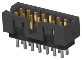 TE CONNECTIVITY 1-2842236-4 Cabezal de Pin, Tarjeta-a-Tarjeta, 2 mm, 2 Líneas, 14 Contactos, Recto Agujero Pasante